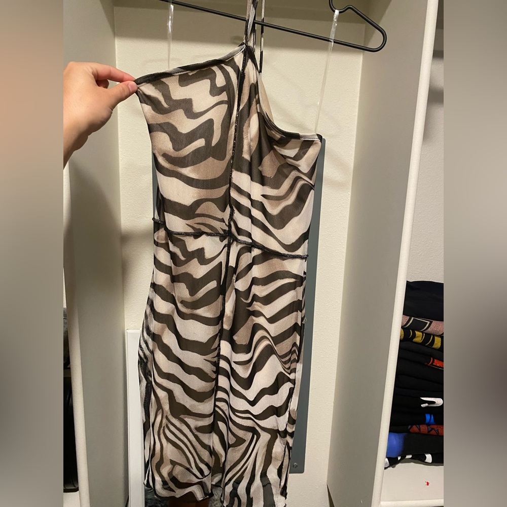 Zebra mini dress/tunic